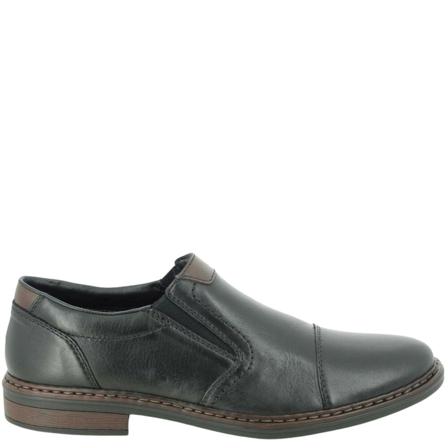 Rieker, Flats Czarny, Mężczyzna, Rozmiar: 45 EU