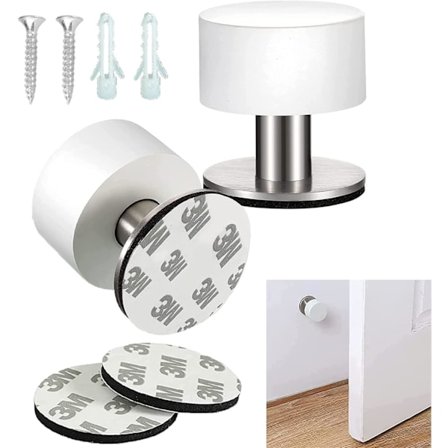 2 kappaletta seinään kiinnitettävä ovenpysäytin seinään kiinnitettävä ovenpysäytin ovi