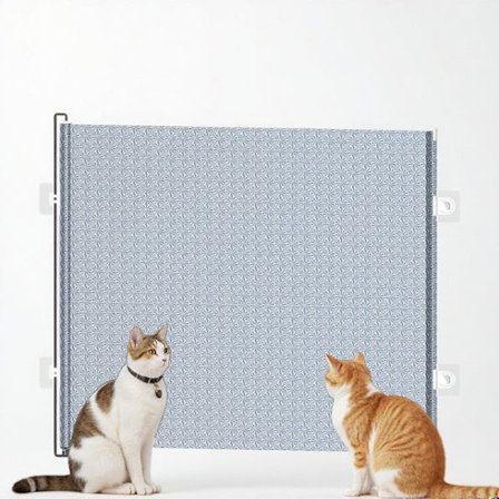 Rulle Sikkerhedsgitter til Børn og Kæledyr – Justerbar 0-125 cm, Rullegardin og Hundegitter, Sikkert Trappegitter, Indendørs og Udendørs