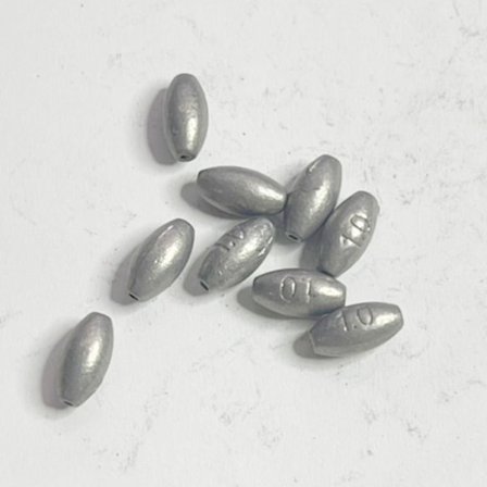 20/40/60/80/100 st Fiskeblysänkor Fiskeviktsänkare