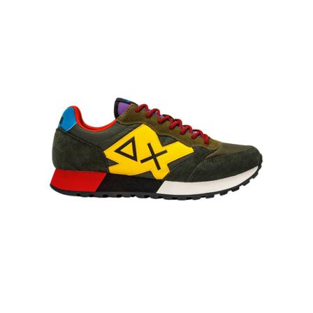 Sun68 - Sneakers - Grön - Herr - Storlek: 44 Eu, Herr, Storlek: 44 EU