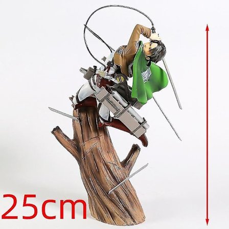 Attack On Titan Mikasa Levi Ackerman Renewal Package Ver. Collection Figure Figurine Model Statue
