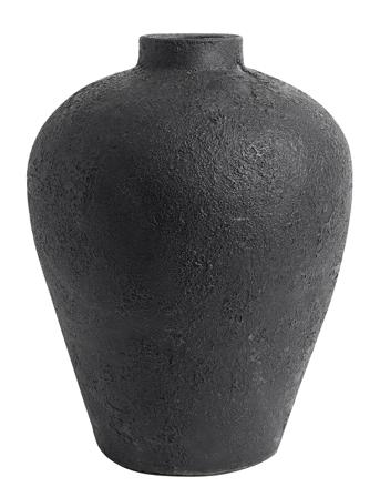 Jar Luna Black 40 Home Decoration Vases Svart Muubs
