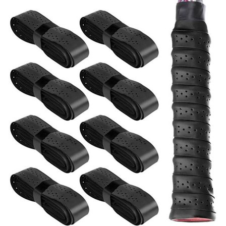 8 stk - Racketgrep - Racketgrep Tape - Badminton Grip Tape - Tennis Racket Grip Tape
