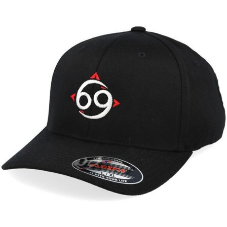 Astrology - Svart Keps - Cancer Icon Black Flexfit @ Hatstore