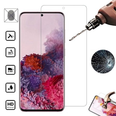 Samsung Galaxy S20 FE skærmbeskyttelse passer til cover, etui, høretelefoner -