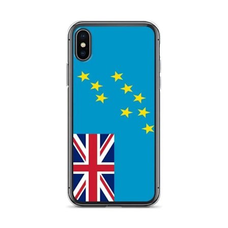 Coque Telefon Flagga Tuvalu - iPhone XS