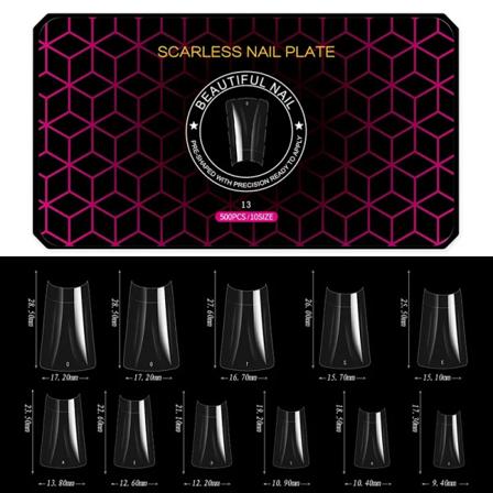 Born Beauty Nails 550st/kartong Oval Stiletto Mandel Square Heart C 13