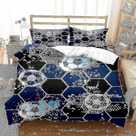 Fotboll Tryck Sängkläder Set Baseboll Fotboll Basketboll Mönster Påslakan Set Hem Sovrum Dekor Sänglinne Sängkläder