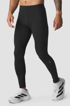 ICANIWILL - Essential Cardio Tights Black- Sportlegging - Heren - sportkleding van ICIW