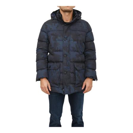 Etro, Down Jackets Blauw, Heren, Maat:L