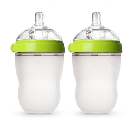 (2-pack) Babyflaska, Grön, 8 Oz