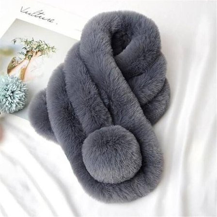 Naisten naisten tekoturkiskaulus kaulahuivi kaulahuivit - varastossa