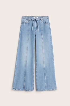 Kappahl | Dżinsy wide high waist | Jasny dżins
