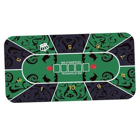 47 x 24 Tommers Pokerbord Layout Indeks Kort Spill Bordplate Matte Skinnende Craps Spill {KDO}