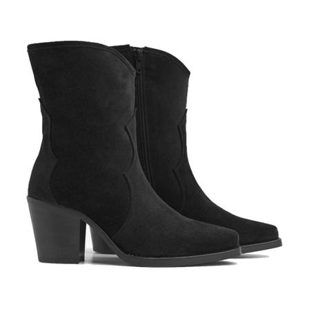 Via Vai Short boot Sort, Dame Stiletter, Størrelse: 40 EU