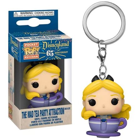 Alice i Eventyrland Nøglering Mini Figur Vedhæng