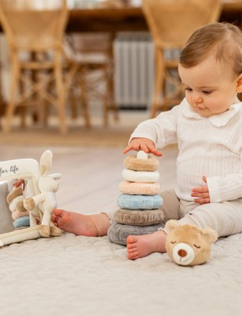 Teddykompaniet Diinglisar, Stapelleksak, Nalle - Multi/patterned - 24 CM