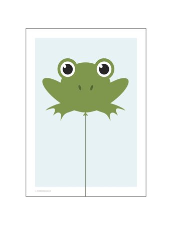 Poster & Frame Balloon Animals Frog - Multi/patterned - 50X70CM