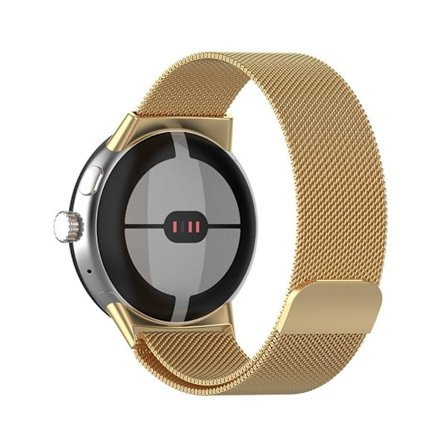 Google Pixel Watch milanesisk klockarmband i metall - Guld