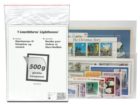 Leuchtturm Klemlommer - Klare - 500 gr. - Højde 24-164 mm.