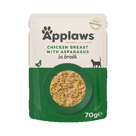 Applaws - Kyllingbryst og asparges 70 g - Katt - Kattefôr & kattemat - Våtfôr og våtmat - ZOO.no