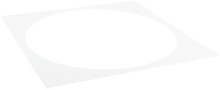 Hide-a-Lite Panel Rund Täckskiva, Belysning