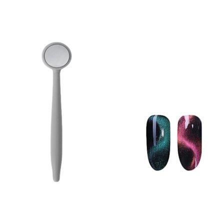 Magnetisk nagelpenna - Litet runt huvud för kattögongelélack