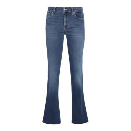 7 For All Mankind, Flared Jeans Blauw, Dames, Maat:W30