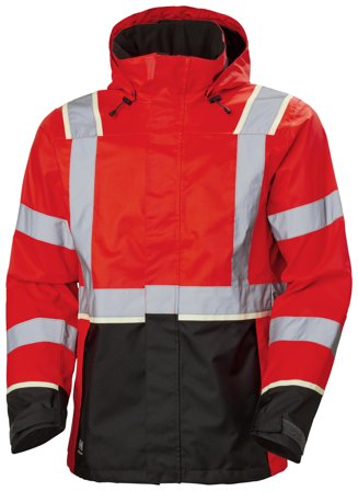 Helly Hansen Workwear UC-ME 71185_169 Kuoritakki huomioväri, punainen/musta Huomioväri, punainen/musta, Vaatteet