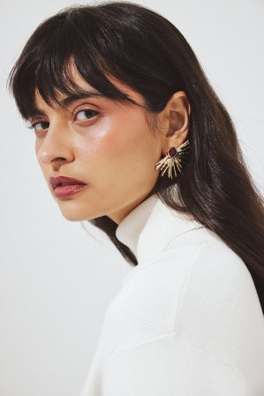 NA-KD Boucles d'oreilles détaillées en or texturé - Accessoires Nouvel An - Or - One Size