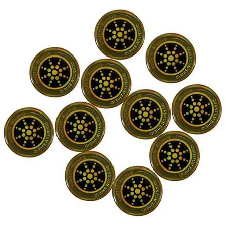 100 stk. EMF-beskyttende klistermærker, anti-strålingsmobiltelefonklistermærker til telefoner, bærbare computere og elektroniske enheder [GKS]