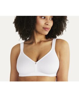 Clean Cotton soft bra Vit - B90 - Swegmark
