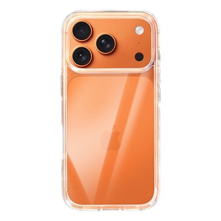 Skydd för iPhone 17 Pro Max - SPIGEN - Ultra Hybrid - Transparent - Qi-laddning - Stötdämpning