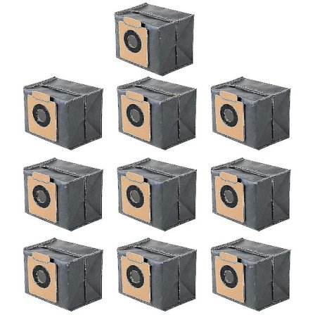 10 stk. Støvsugerposer til Eufy Clean X8 Pro Selvtømmende Station Robotstøvsuger Rengøring Reservedele Affaldspose