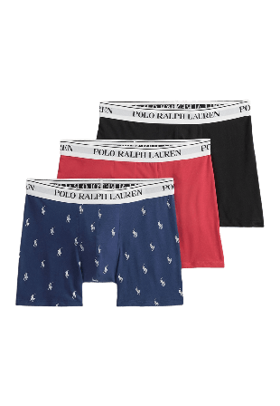 Polo Ralph Lauren 3 Pack-Boxer Brief Kalsonger Herr Svart S