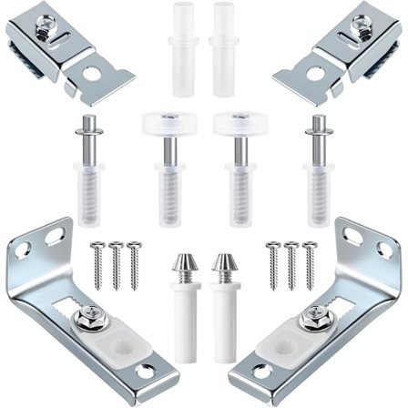 2025 Uusin malli taiteoven saranasarja, 2 kpl taiteoven saranoita vaatekaappiin, taiteoven saranat sisältävät ylä- ja alaosan