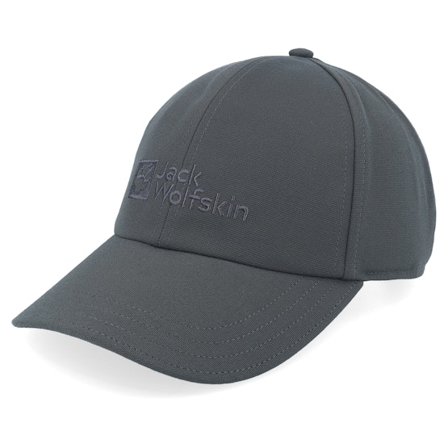 Jack Wolfskin - Grijs unconstructed Cap - Baseball Cap Phantom Adjustable @ Hatstore