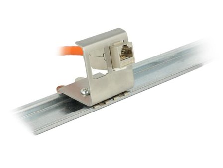 Delock modulinnleggs DIN-skinne monteringsbøyle