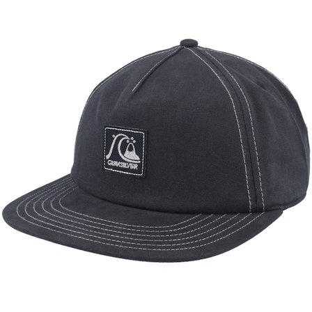 Quiksilver - Noir snapback Casquette - Heritage Cap Black Strapback @ Hatstore