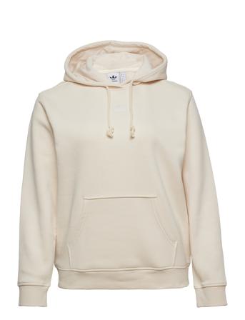 Adicolor Essentials Fleece Hoodie Hoodie Trøje Creme Adidas Originals