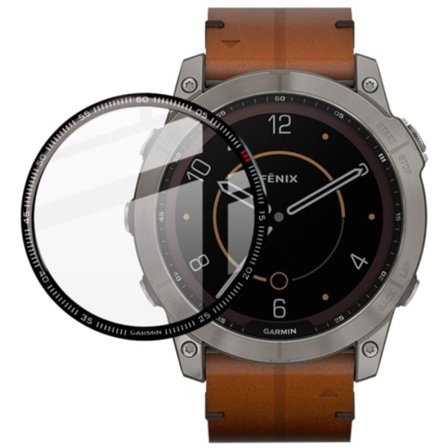 För Garmin Fenix ​​7X HD High Transparent Slitstark Watch Screen Skyddsfilm