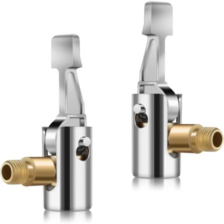 Pieces Inflator Dyses, Inflator Dyses, Luftkompressor Dyses Cykelpumpe Bil Dækventil Messing Klips Adapter Luft Chuck med Klips til Medium og Let