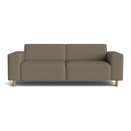 Seam 3-Sitzer-Sofa in Aurora Braun, modernes Design, hochwertiger Sitzkomfort, zeitloser Stil, Höhe 78cm, Uni-Muster, elegantes Polstermöbel