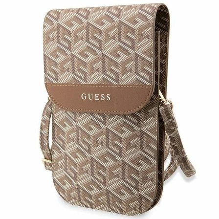 Guess Håndveske GUWBHGCFSEW brun/brun GCube Stripe
