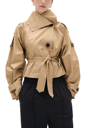 Inwear UmayaIW Short Trench Jackor Dam Brun 44