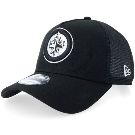 New Era - NHL Svart trucker Keps - Winnipeg Jets 9FORTY Black/White A-frame Trucker @ Hatstore