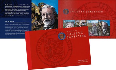Jersey - Société Jersiaise 150 år - Postfrisk prestigehæfte