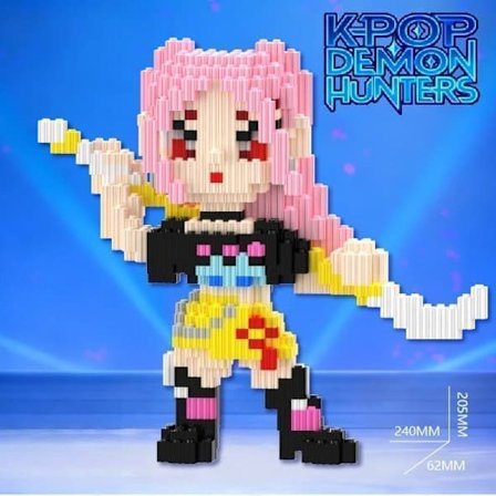 Kpop Demon Hunter Byggeklodser – Legetøjssæt til Børn, Kreativ og Engagerende Byggeleg