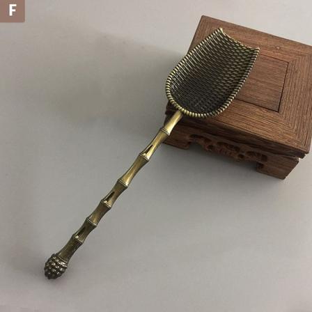 Spadeformade teskedar Retrostil tetillbehör Koppar Sug F